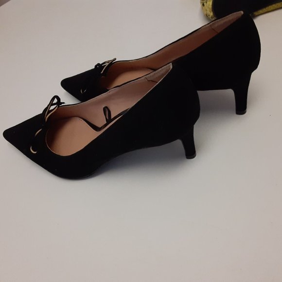 Black Suede Heels - Picture 5 of 6